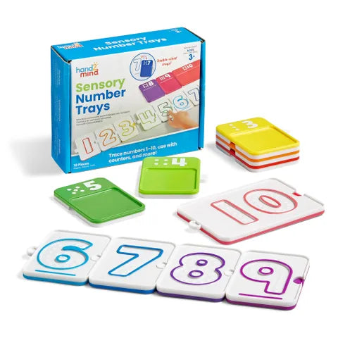 Digital Plaything for New Year cheer-Sensory Number Trays