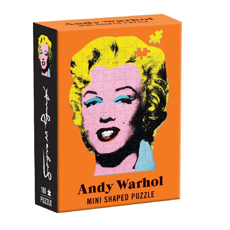 Andy Warhol Marilyn 100 Piece Mini Shaped Jigsaw Puzzle