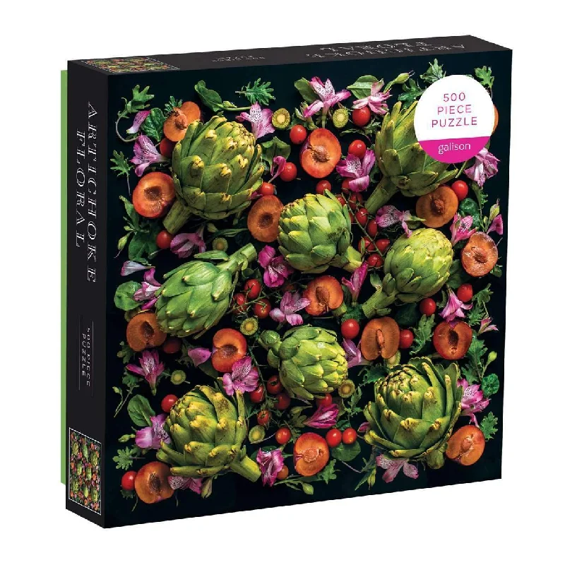 Artichoke Floral 500 Piece Jigsaw Puzzle