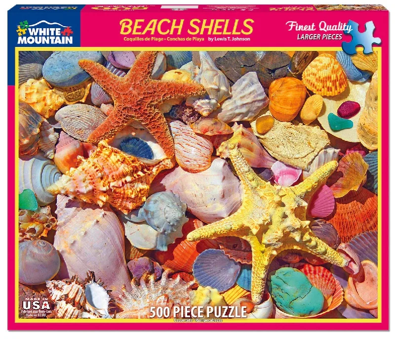 Beach Shells 500 Piece Jigsaw Puzzle