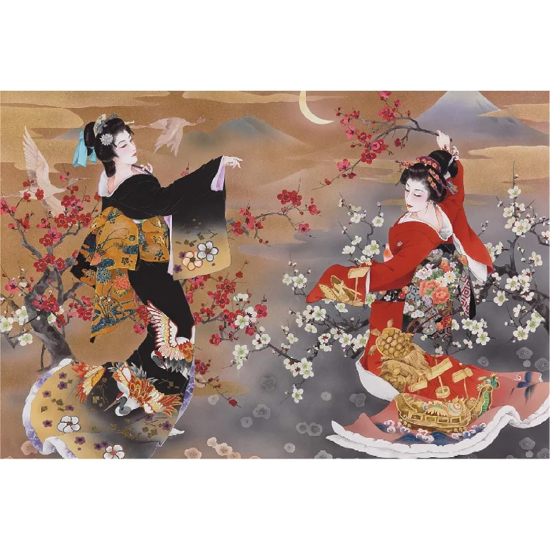 Wooden Puzzle for petal art-Beauty Paintings By Haruyo Morita Wooden Jigsaw Puzzles 1000 Piece Teens Famil