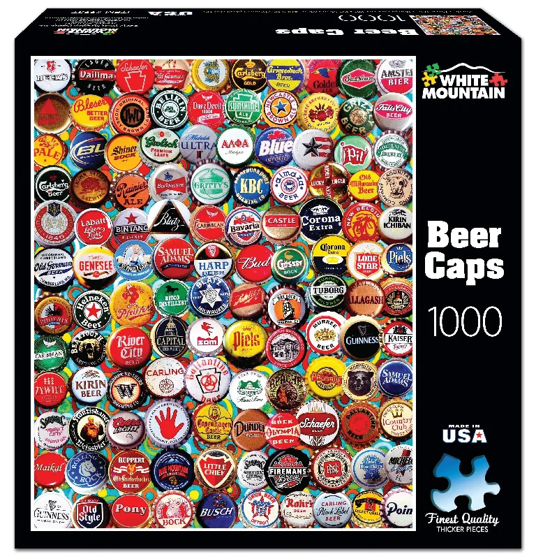 Beer Caps 1000 Piece Small Format Jigsaw Puzzle