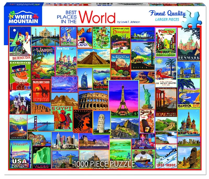 Best Places in the World 1000 Piece Jigsaw Puzzle