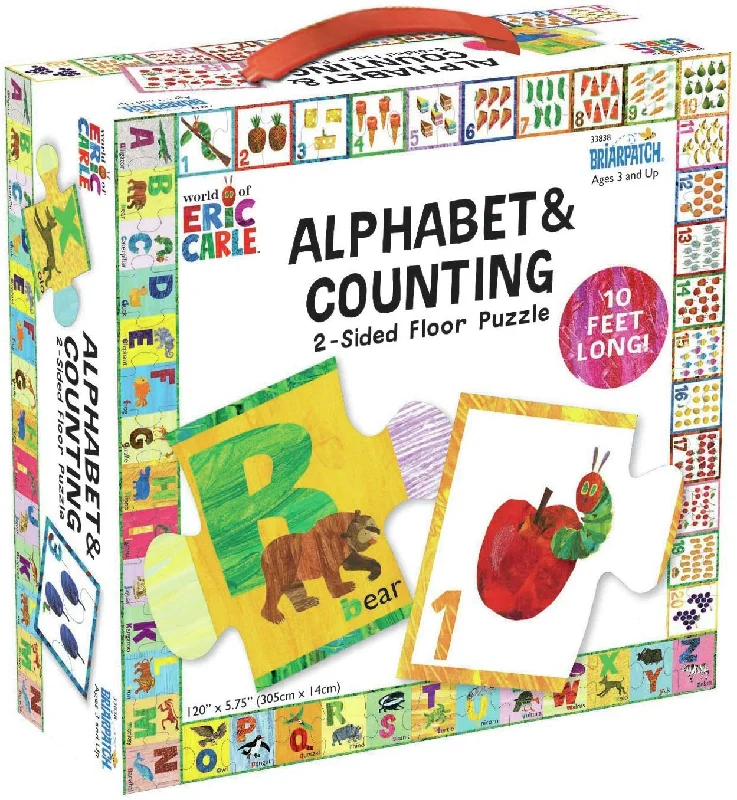 Digital Plaything for sunny breaks-Learning The ABC & Numbers 2 Sided Floor Puzzle