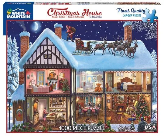 Christmas House 1000 Piece Jigsaw Puzzle