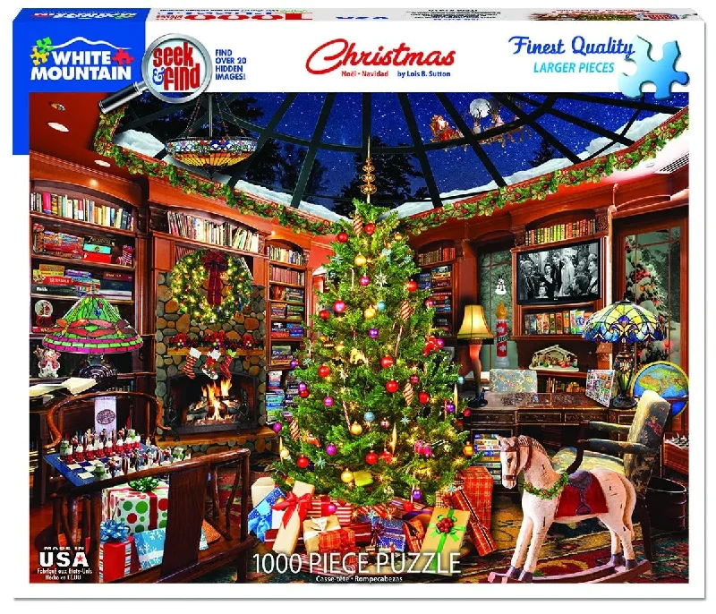 Christmas Seek and Find 1000 Piece Jigsaw Puzzle