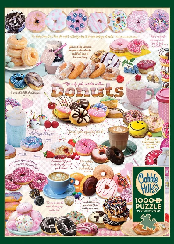 Donut Time 1000 Piece Jigsaw Puzzle