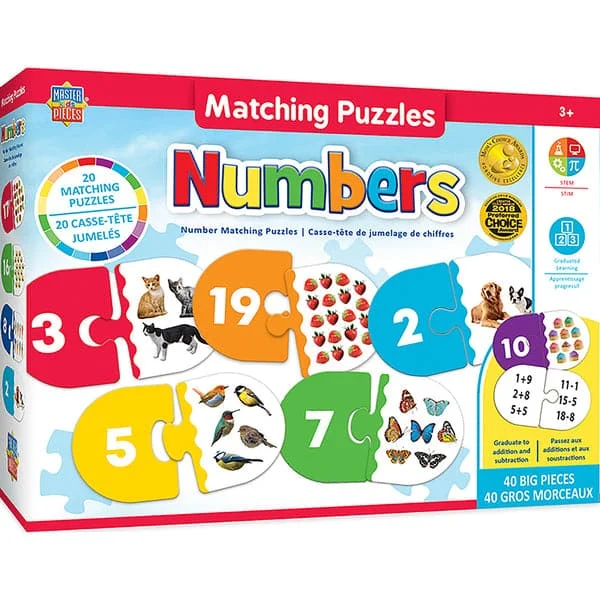 Digital Plaything for party apps-Numbers Matching - 40pc Puzzle