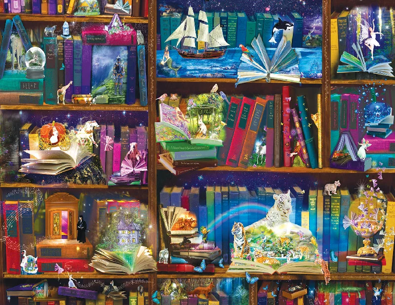 Library Adventures in Reading 1000 Piece Jigsaw Puzzle