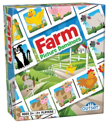 Digital Plaything for forest play-Farm Picture Dominoes