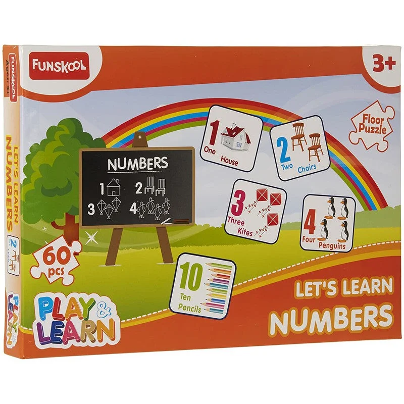 Digital Plaything for insect apps-Original Funskool Play & Learn Numbers Puzzle