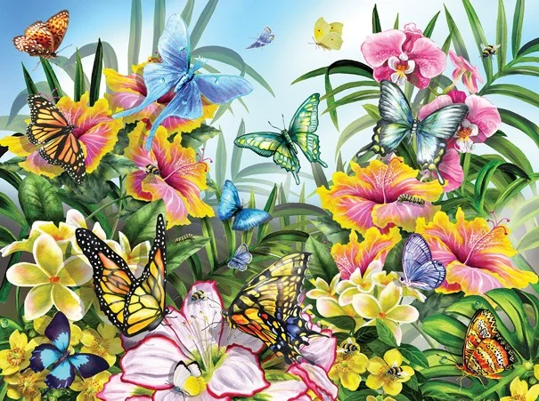 Garden Colors 1000 Piece Jigsaw Puzzle