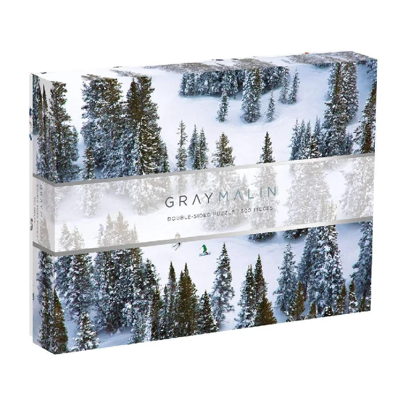 Gray Malin The Snow Double-Sided 500 Piece Jigsaw Puzzle