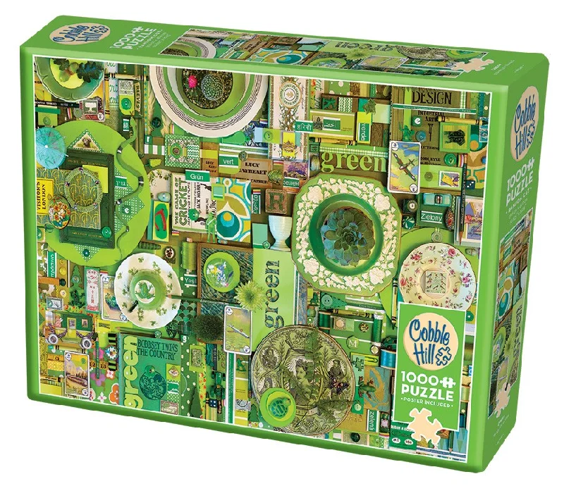 Green 1000 Piece Jigsaw Puzzle