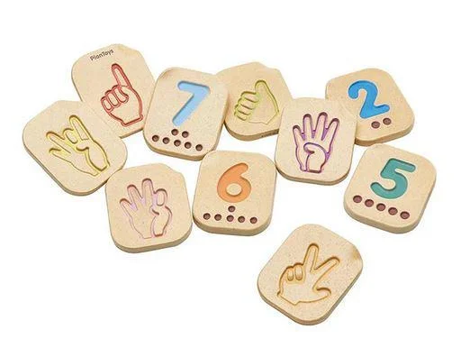 Digital Plaything for Christmas play-Hand Sign Numbers 1-10