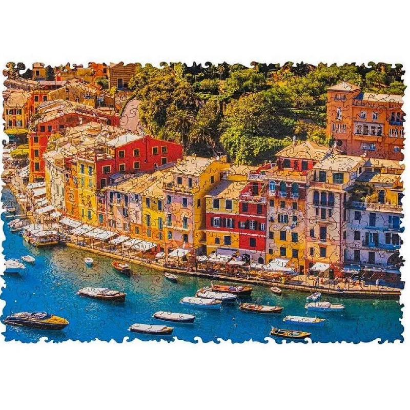 Wooden Puzzle for sandy scenes-Italian Riviera Wooden Jigsaw Puzzle