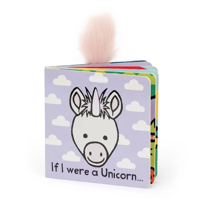 Interactive Books for plant growth-*NEW* Jellycat 2024 'If I Were A Unicorn' Book