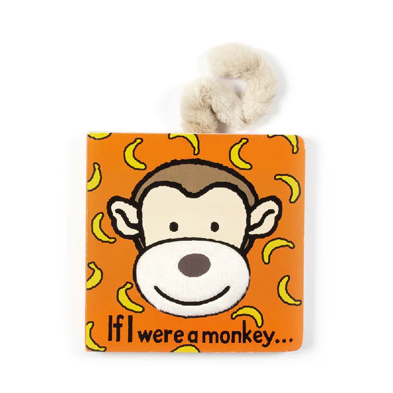 Interactive Books for arctic play-*NEW* Jellycat 'If I Were A Monkey' Book