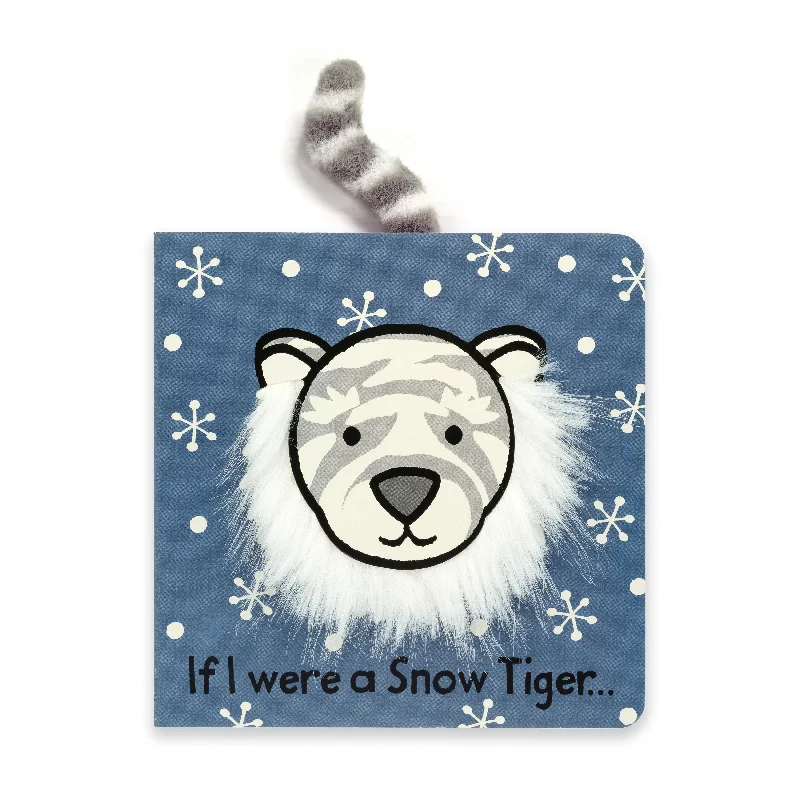 Interactive Books for farm life-*NEW* Jellycat 'If I Were A Snow Tiger' Book