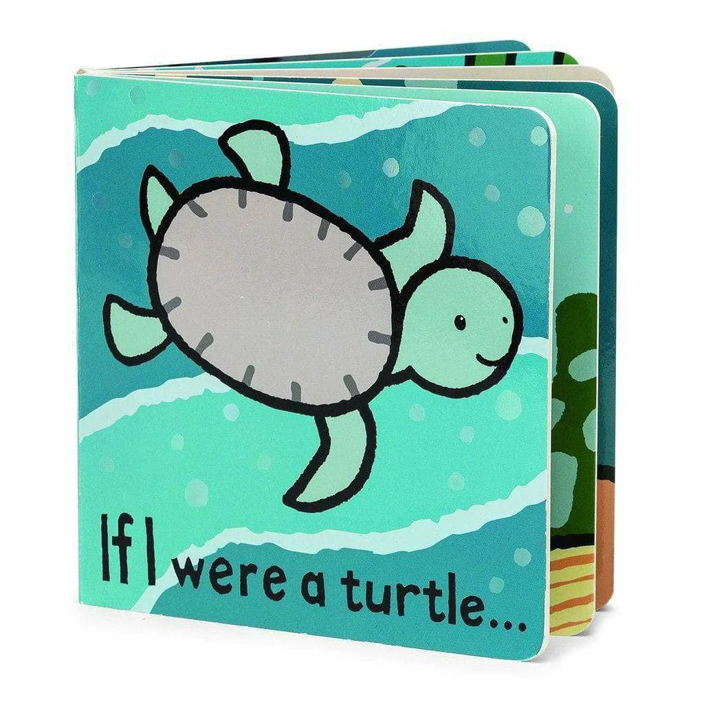 Interactive Books for flower gardens-Jellycat 'If I Were A Turtle' Book