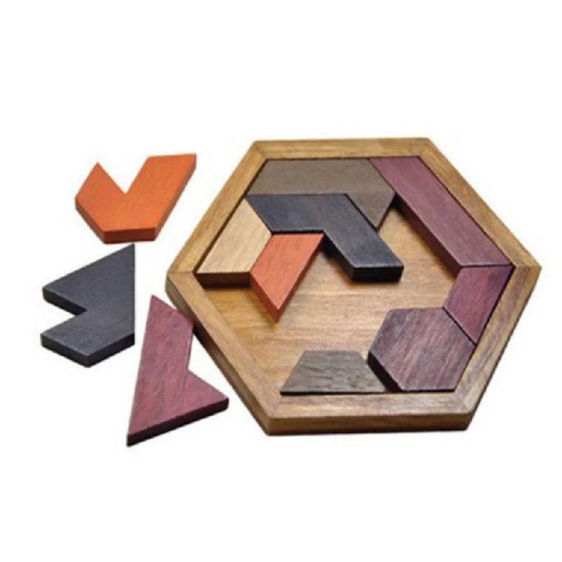 Wooden Puzzle for snug play-Kids Puzzles Wooden Toys Jigsaw Board Geometric Shape Children Educational Toys Intelligence Dimensional Puzzle Combination