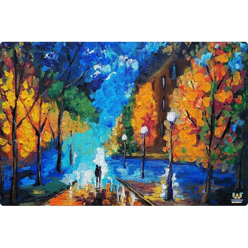 Wooden Puzzle for early skills-Dating Tonight Wooden Jigsaw Puzzle 1000 Pieces, Multicolor