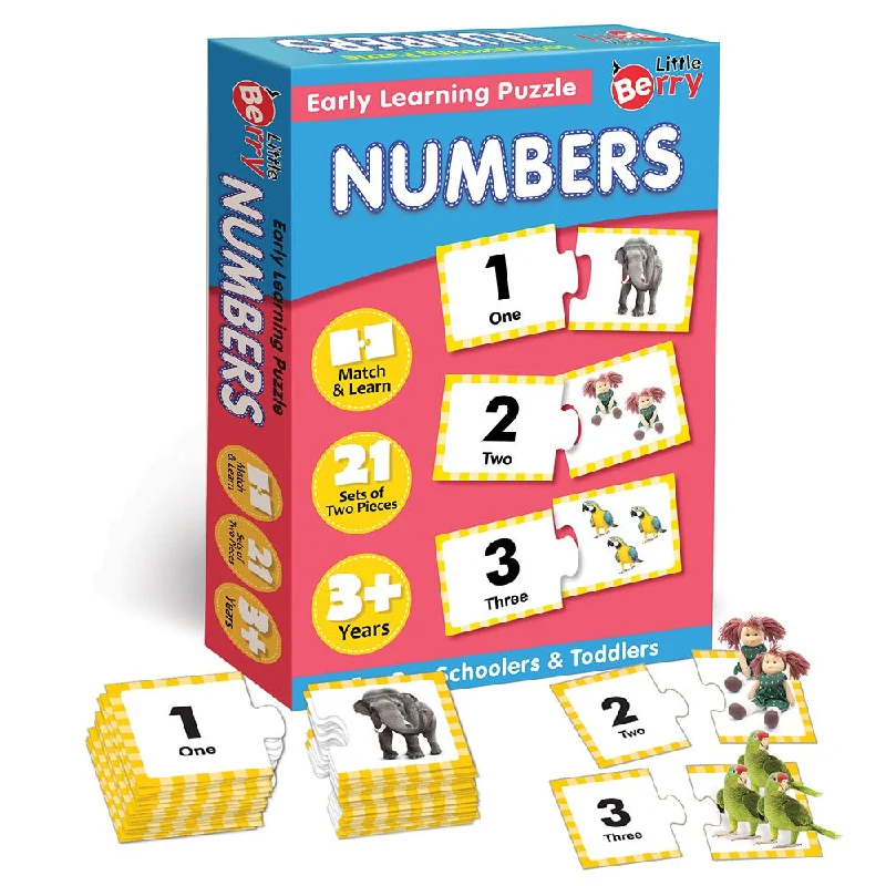 Digital Plaything for teacher tools-Numbers Early Learning Puzzle Game (42 Pieces)