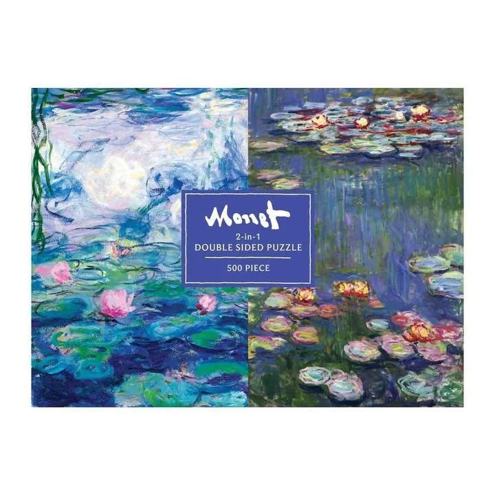 Monet Double Sided 500 Piece Jigsaw Puzzle