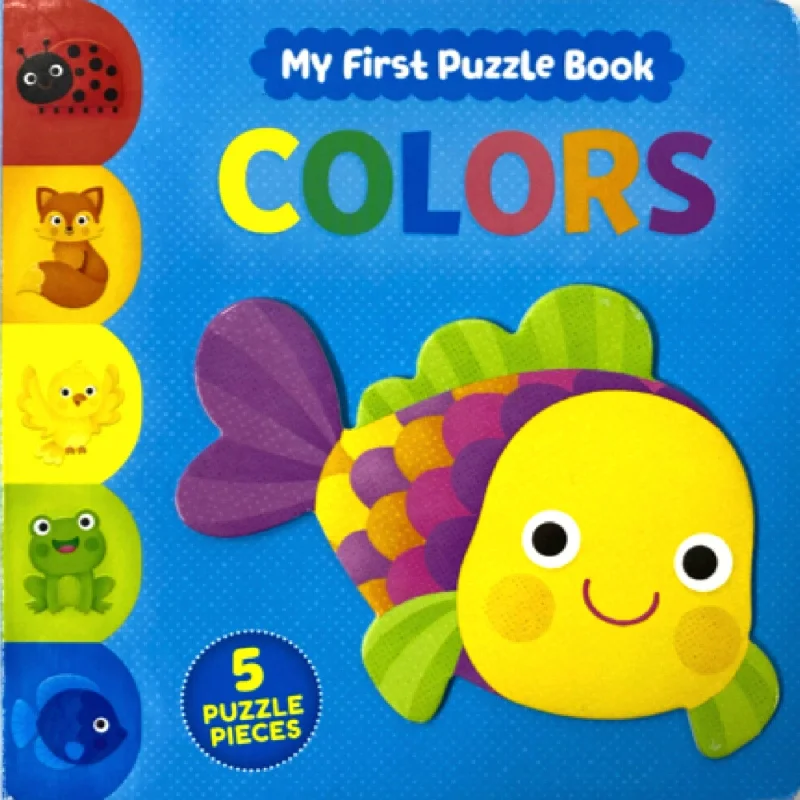 Interactive Books for living rooms-My First Puzzle Book - Colors