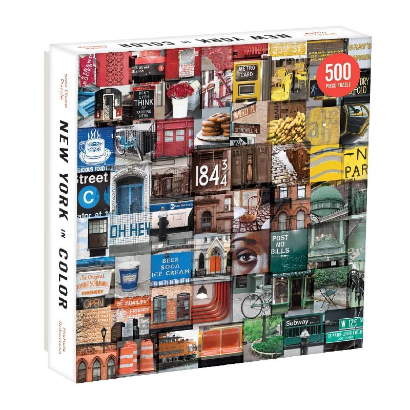 New York in Color 500 Piece Jigsaw Puzzle