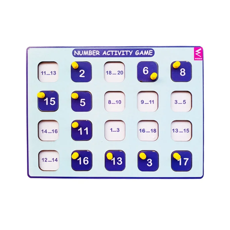 Digital Plaything for beach play-Number Activity Puzzle Game (12 Pieces)