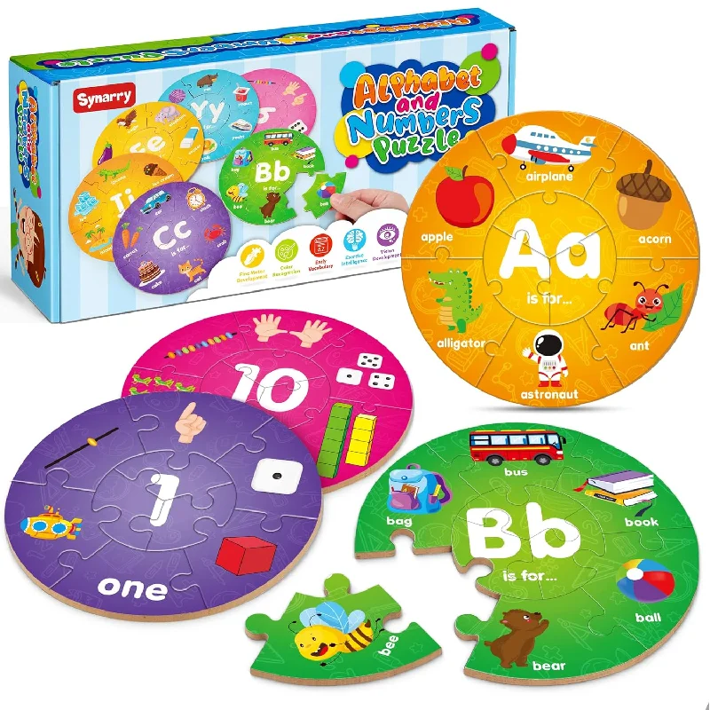 Digital Plaything for rec spaces-Number And Alphabet Puzzles For Kids Ages 4 6, Alphabet Learning Toys For K