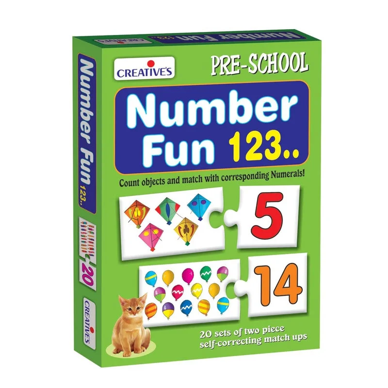 Digital Plaything for online games-Number Fun 123 (20 Two Piece Matching Puzzles)