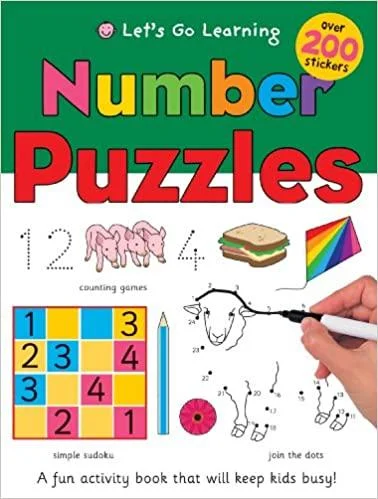 Digital Plaything for fish play-Number Puzzles (Let's Go Learning Big Books)