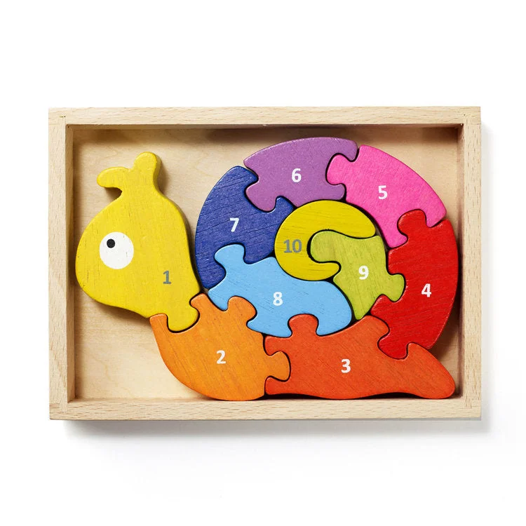 Digital Plaything for ocean games-BeginAgain Number Snail Puzzle