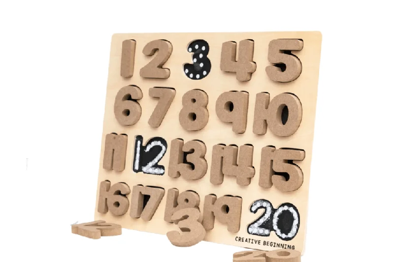 Digital Plaything for Thanksgiving fun-Number Tracing Puzzle