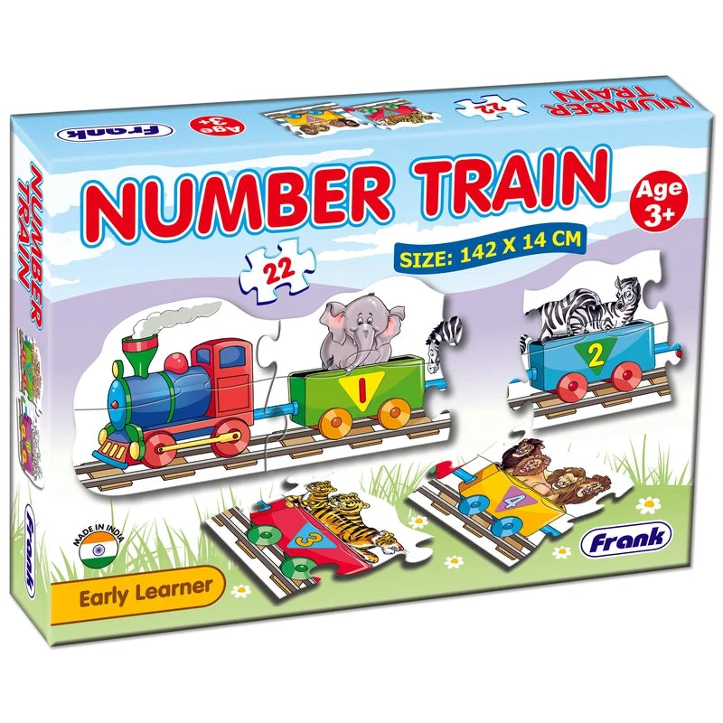 Digital Plaything for college downtime-Number Train Early Learning Puzzle