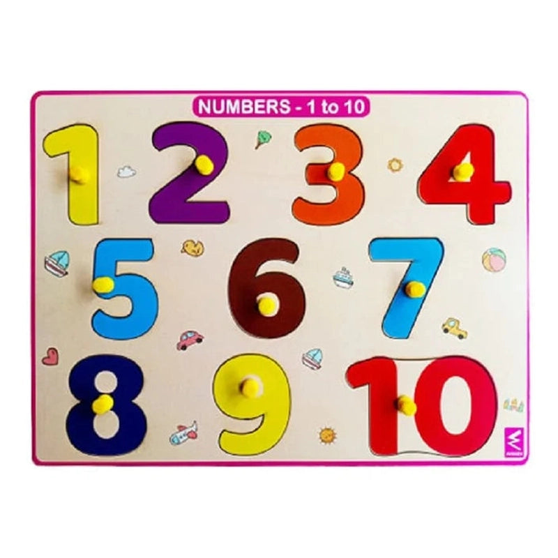 Digital Plaything for camping fun-Numbers 1-10 Educational Learning Puzzle