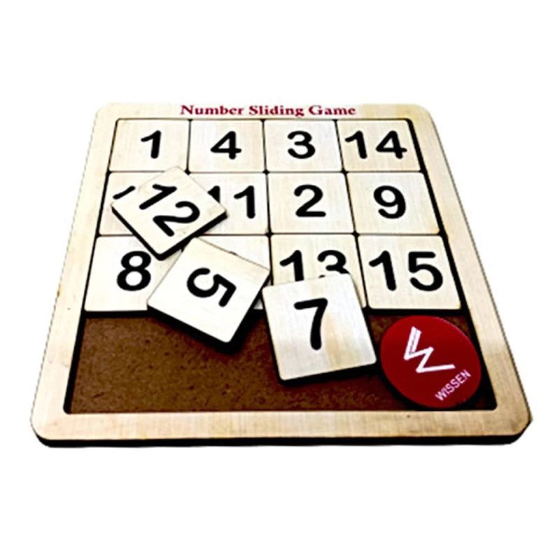 Digital Plaything for patio play-Numbers 1-15 Sliding Puzzle Game