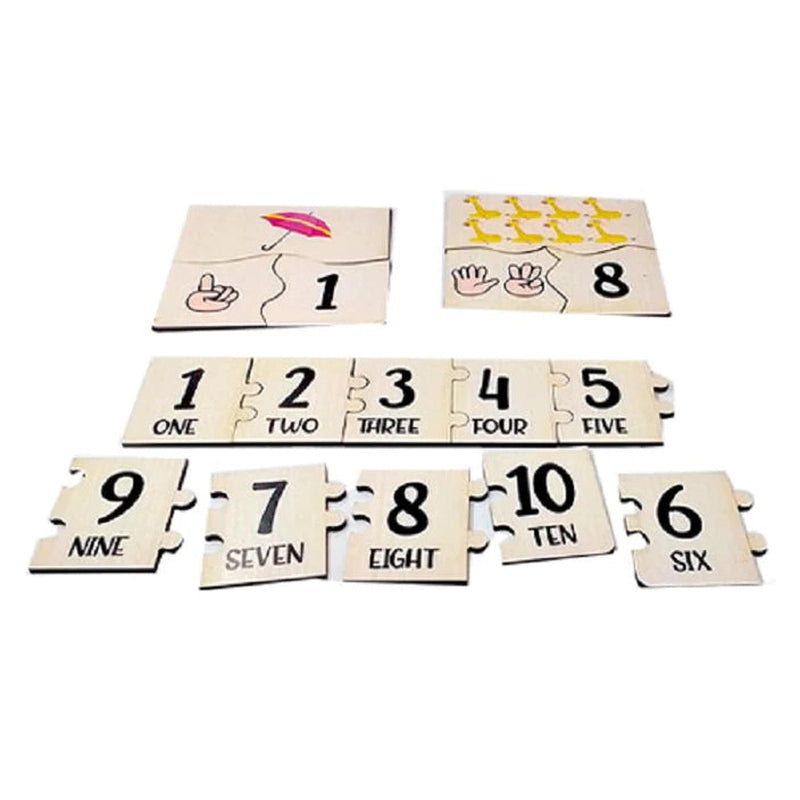 Digital Plaything for porch games-Numbers Matching Puzzle