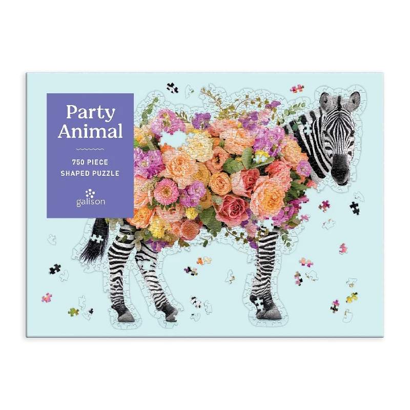 Party Animal 750 Piece Shaped Jigsaw Puzzle