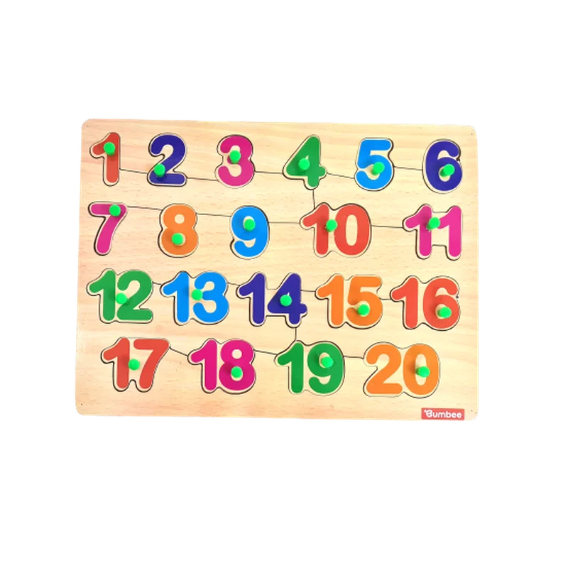 Digital Plaything for New Year cheer-Peg Board Puzzle- Numbers