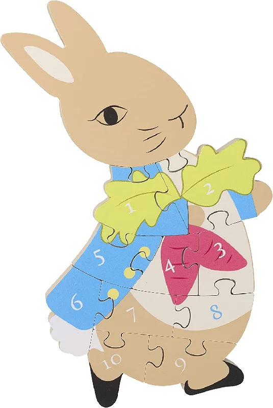 Digital Plaything for den entertainment-Peter Rabbit Wooden Number Puzzle