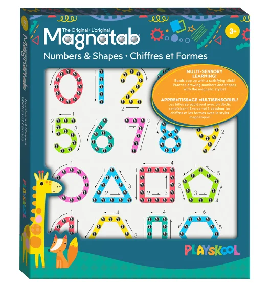 Digital Plaything for spring challenges-Playskool Magnatab Numbers & Shapes