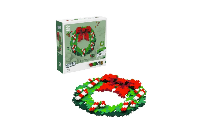 Digital Plaything for PC entertainment-Plus-Plus Puzzle By Number - Christmas Wreath