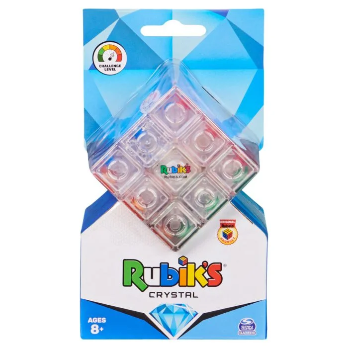 Rubik's cube for practicing algorithm memorization-RUBIKS 3X3 CRYSTAL CUBE