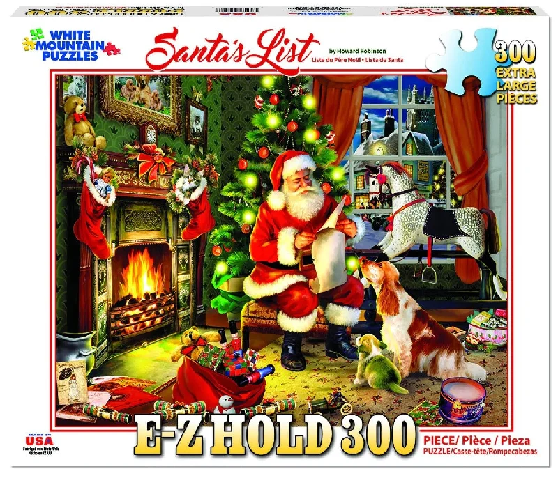 Santa's List 300 Piece Jigsaw Puzzle