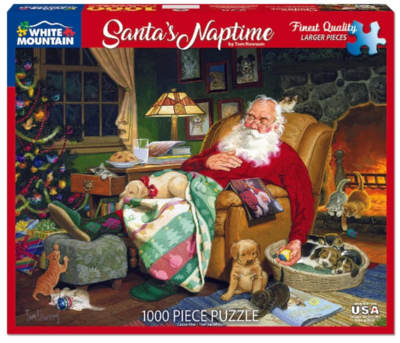 Santa's Naptime 1000 Piece Jigsaw Puzzle