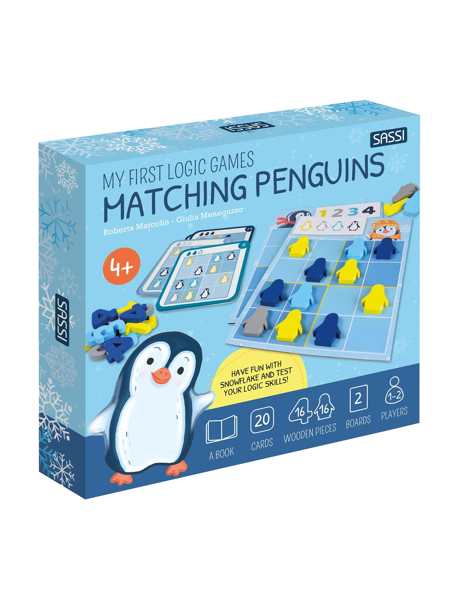 Digital Plaything for patio play-Sassi Penguins and Numbers Memory Matching Game