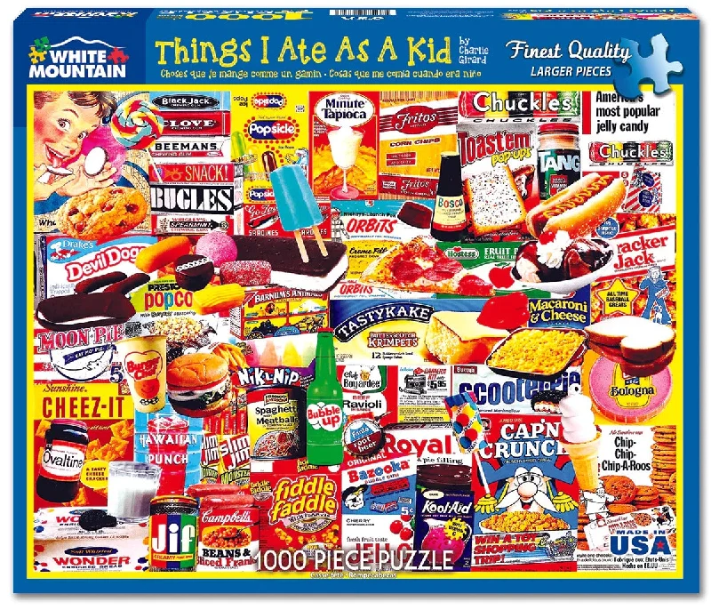 Things I Ate As A Kid 1000 Piece Jigsaw Puzzle